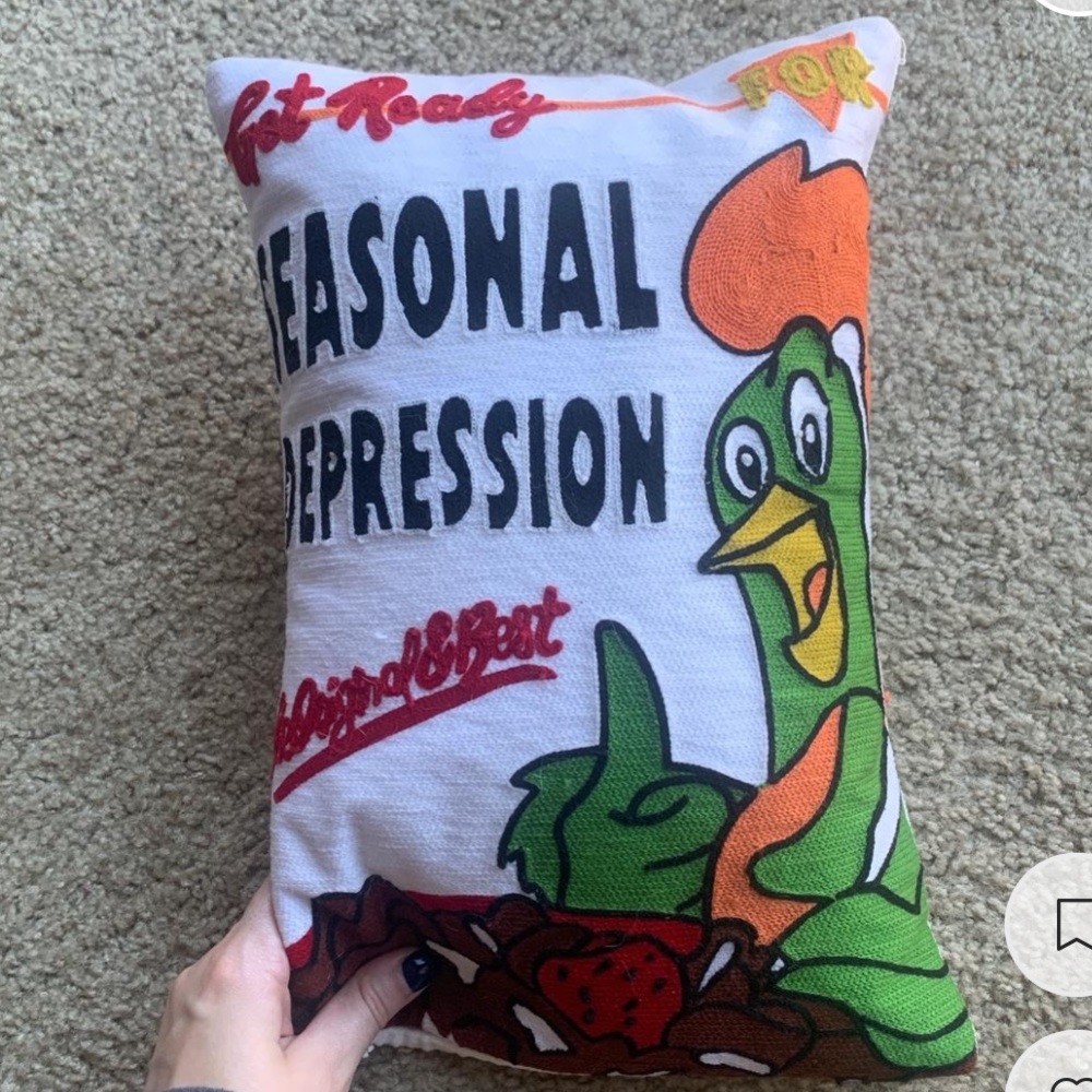 Aelfie seasonal depression pillow